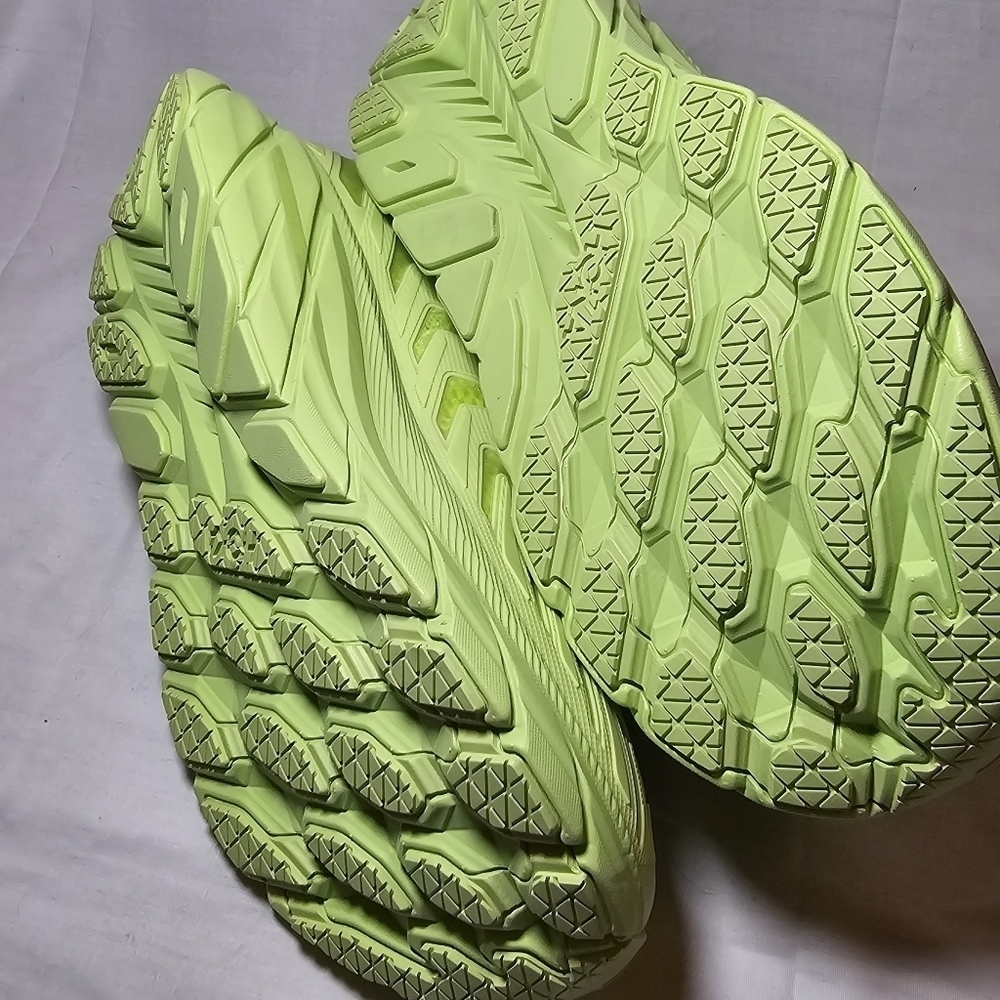 HOKA Project Clifton Butterfly Neon Yellow Evening Primrose Sneakers Running, 8 - Picture 14 of 14